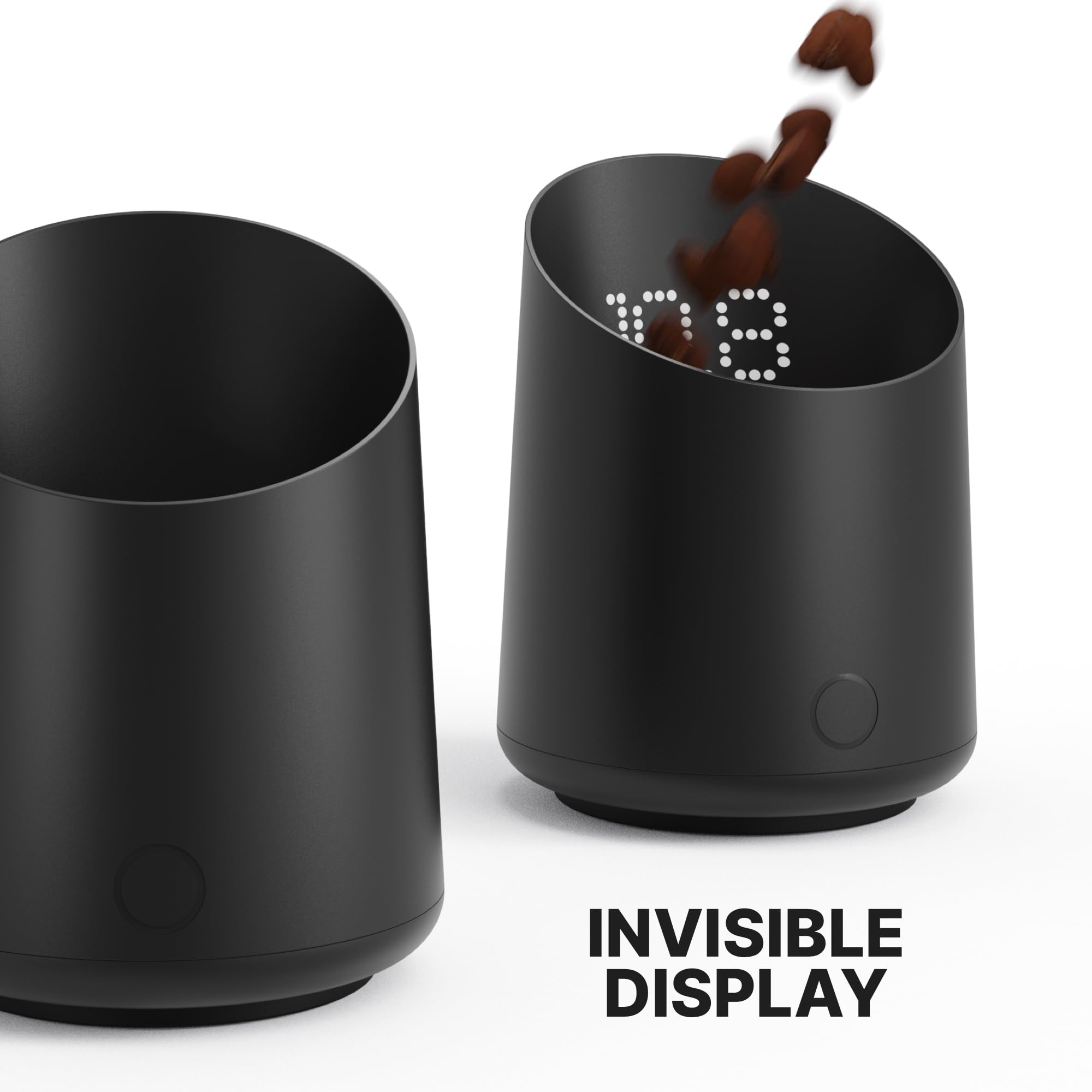 Subminimal Subscale matte black finish complements modern kitchens.