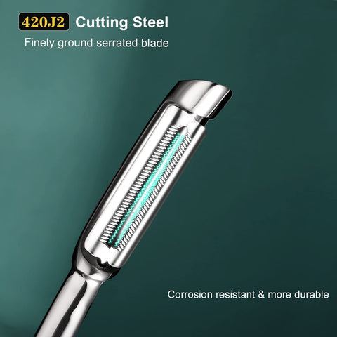 SUCCFLY stainless steel blade resists rust for lasting kitchen performance.