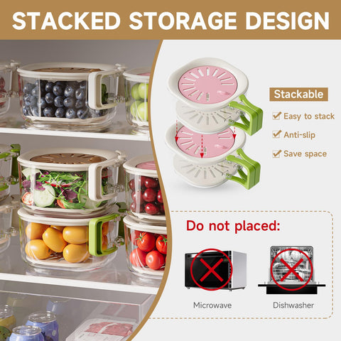 Such A Day berry keeper container extends freshness for berries.