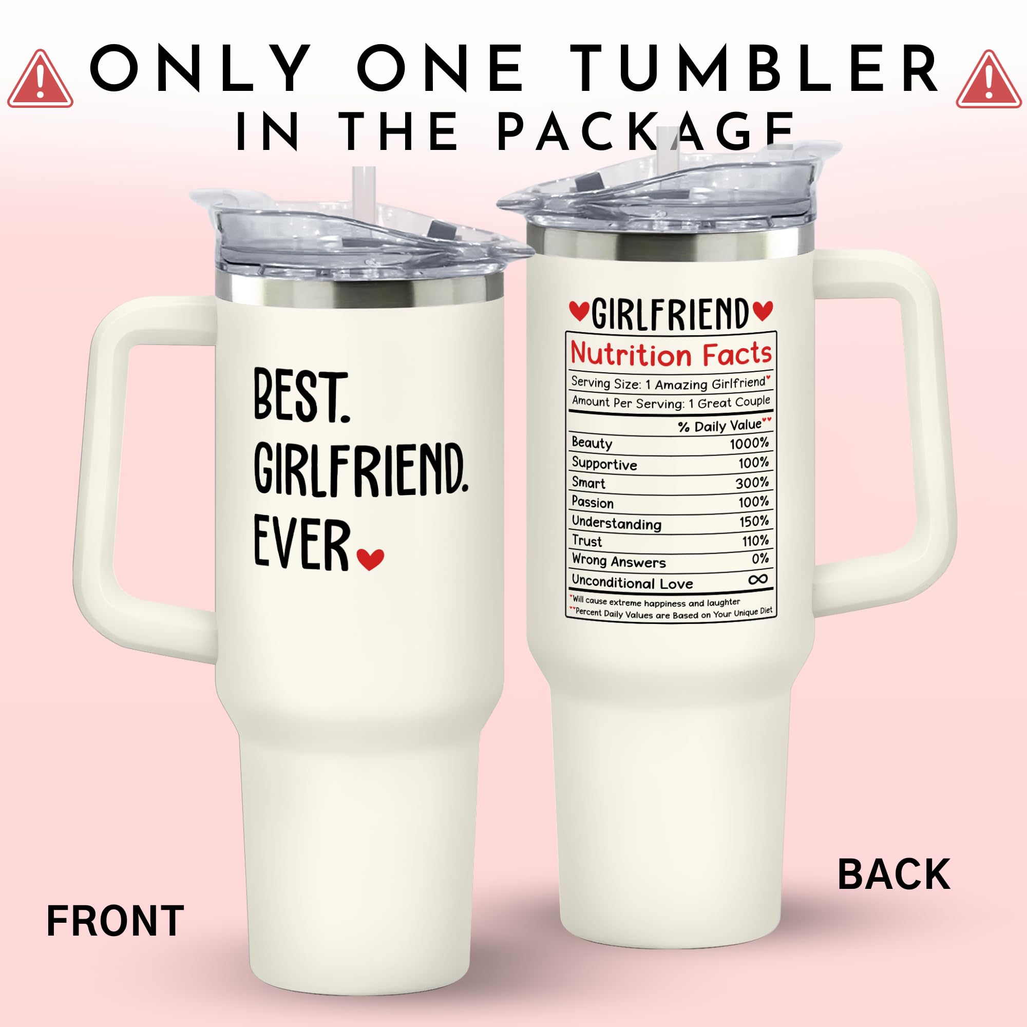 SUCHAGIFT girlfriend gift ideas tumbler with lid for stylish daily use.