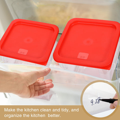 Suclain 8-quart container with red graduations for precise portioning