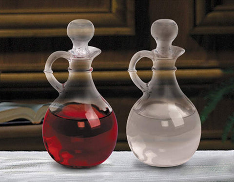 Sudbury cruet with 10-ounce capacity for condiments and oils