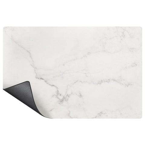 SUEH DESIGN Coffee Mat absorbs spills quickly at the coffee bar, keeping counters dry.