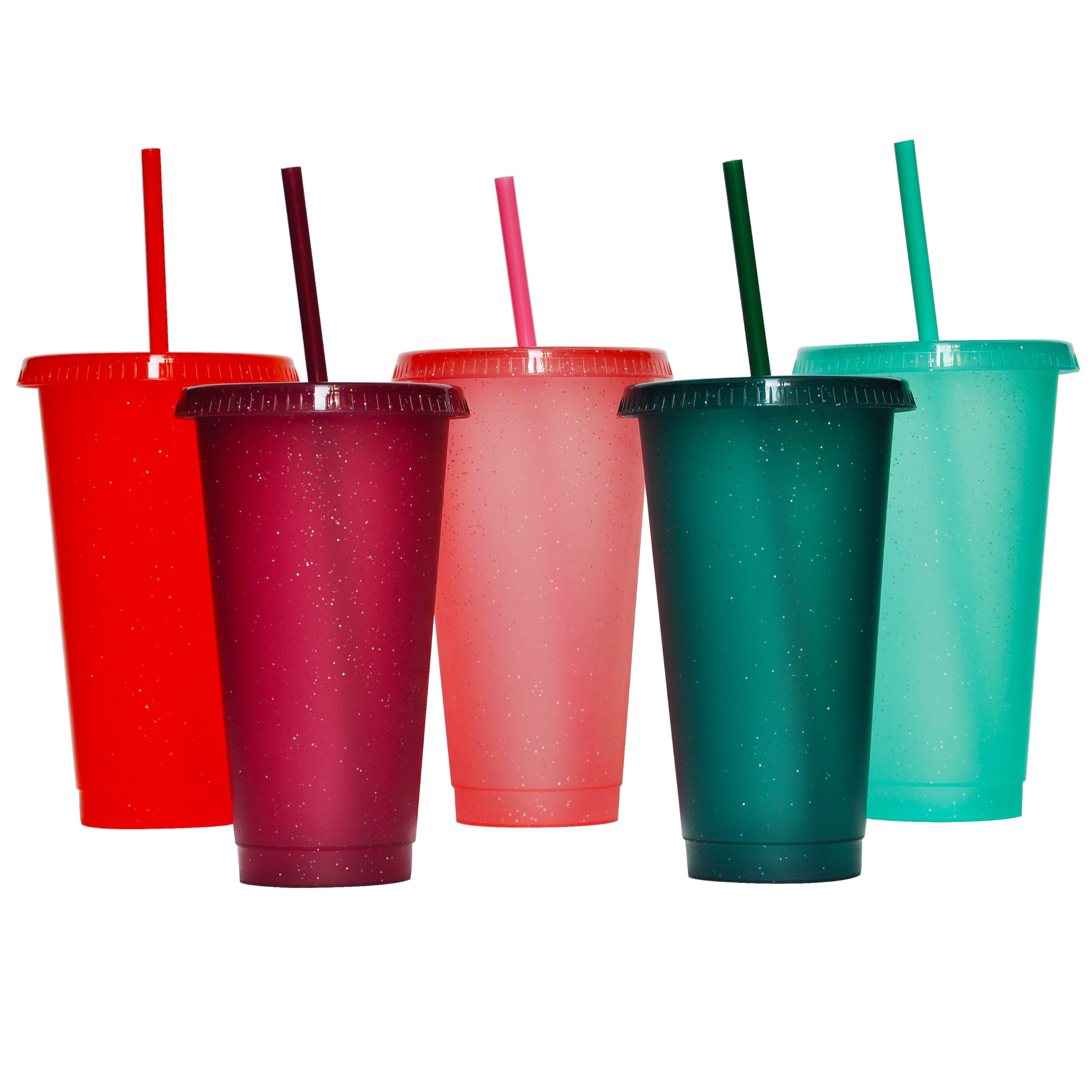 Suertestarry rainbow glitter tumbler with lid and straw, perfect for parties and daily hydration.