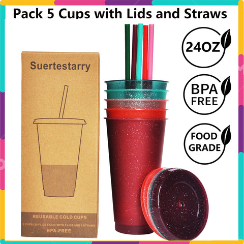 Suertestarry tumbler with a stable base and stackable design for travel.