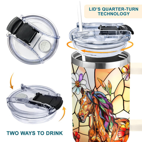 Sufavn tumbler outdoors by pool or beach demonstrates versatile uses.