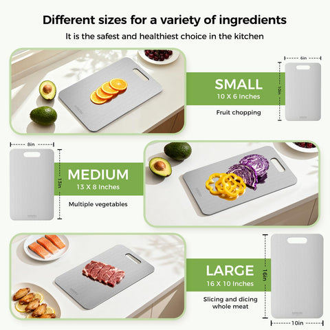 Sufkodu medium 13x8 board suits everyday chopping and slicing.