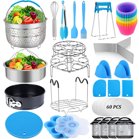 Sugaroom steamer basket two-pack for versatile steaming and easy draining.