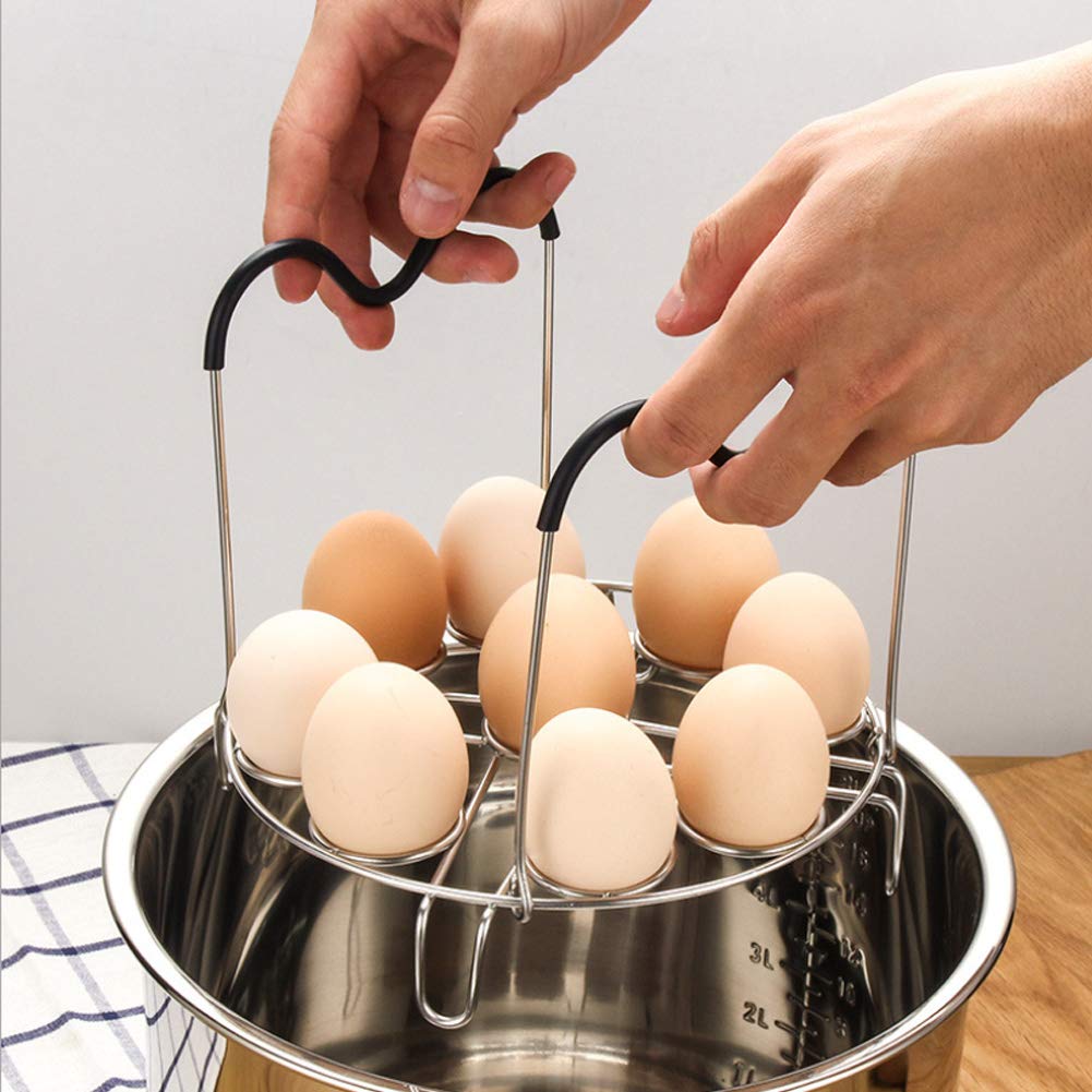 Sugaroom steamer rack inside a 5-quart pot for even cooking