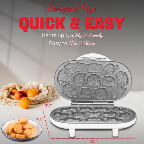 SugarWhisk Animal Mini Waffle Maker gift-ready option for kids and adults.