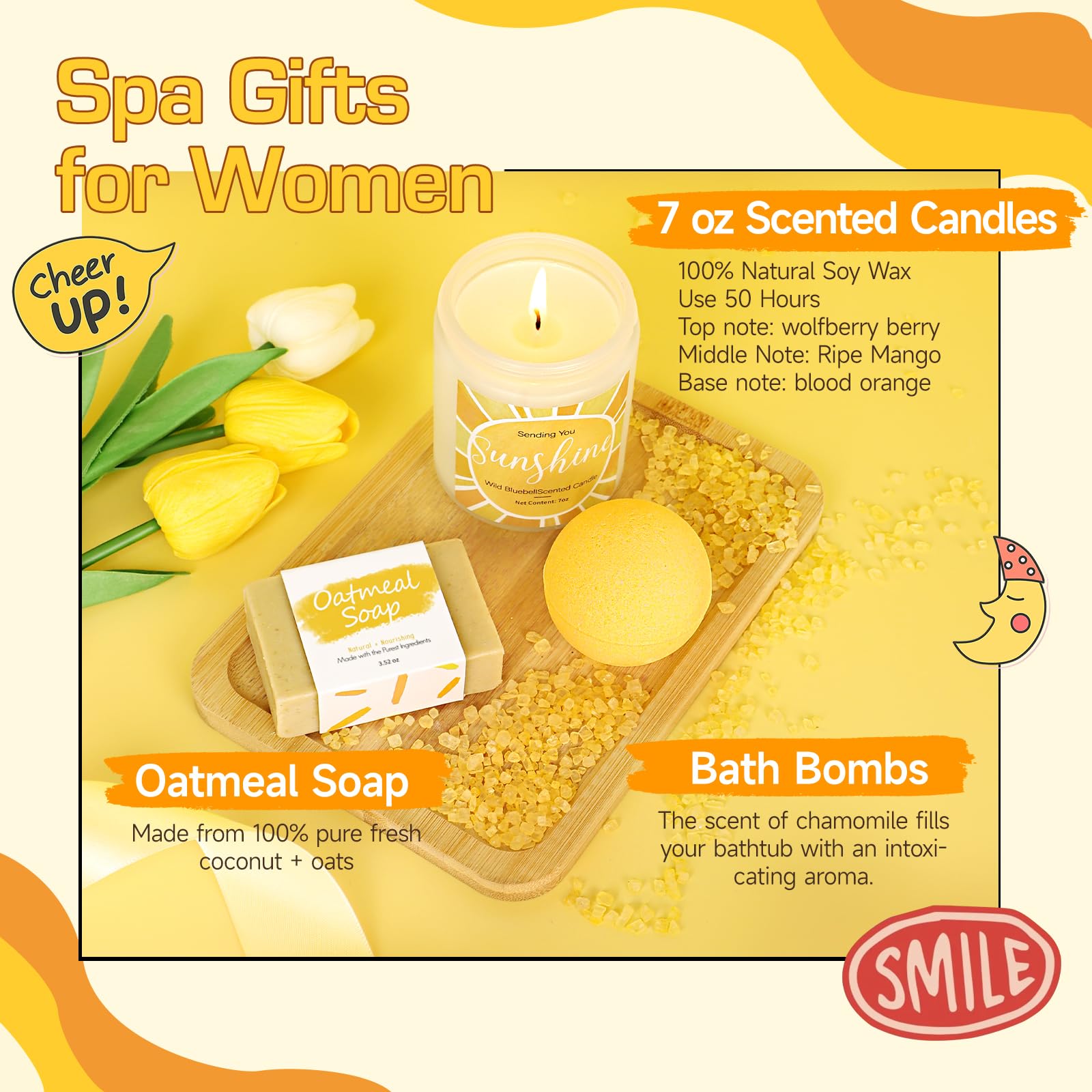 Suhctuptx Brighten Up Box bath bomb for a spa-like bath experience