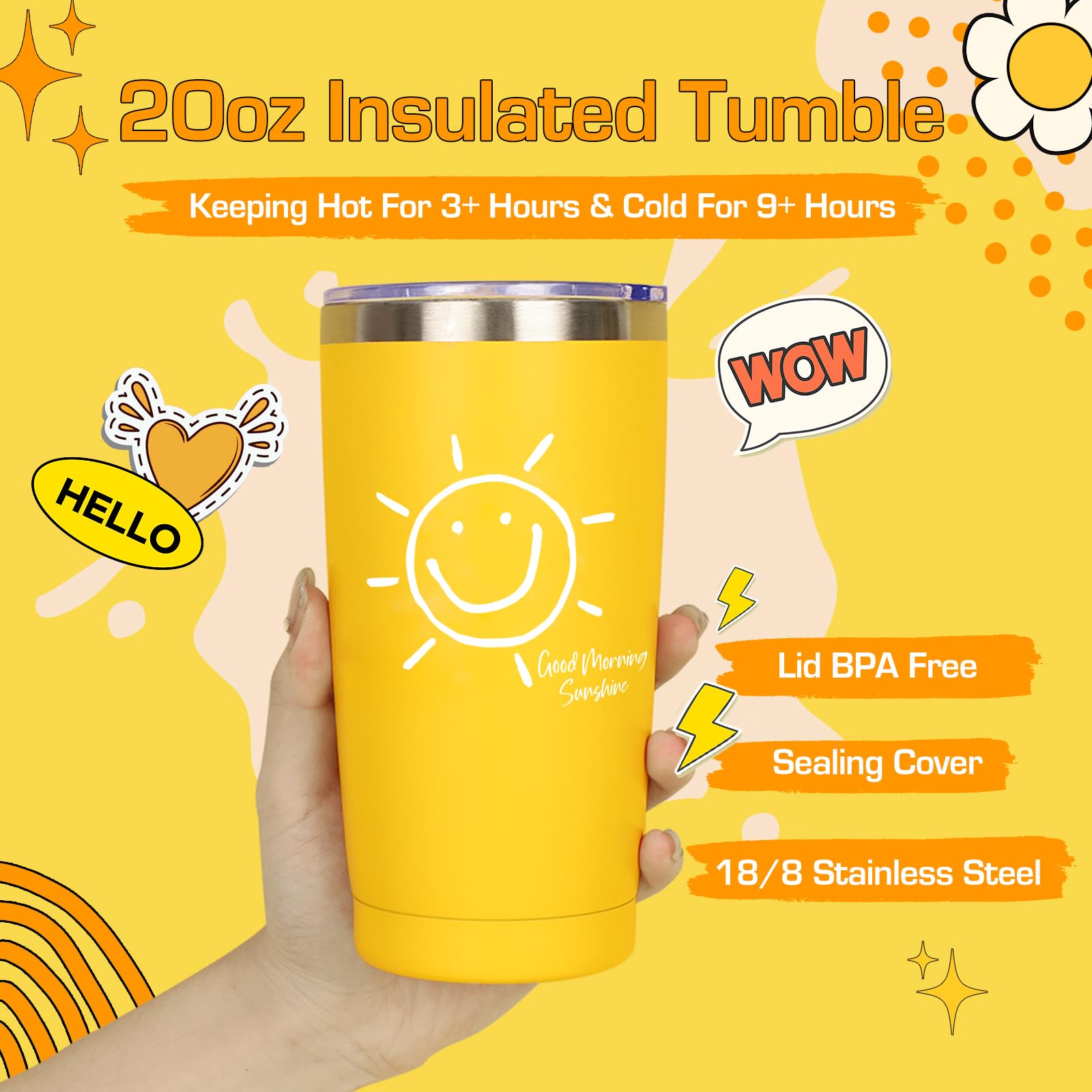 Suhctuptx Brighten Up Box sunshine stress ball for a quick mood lift