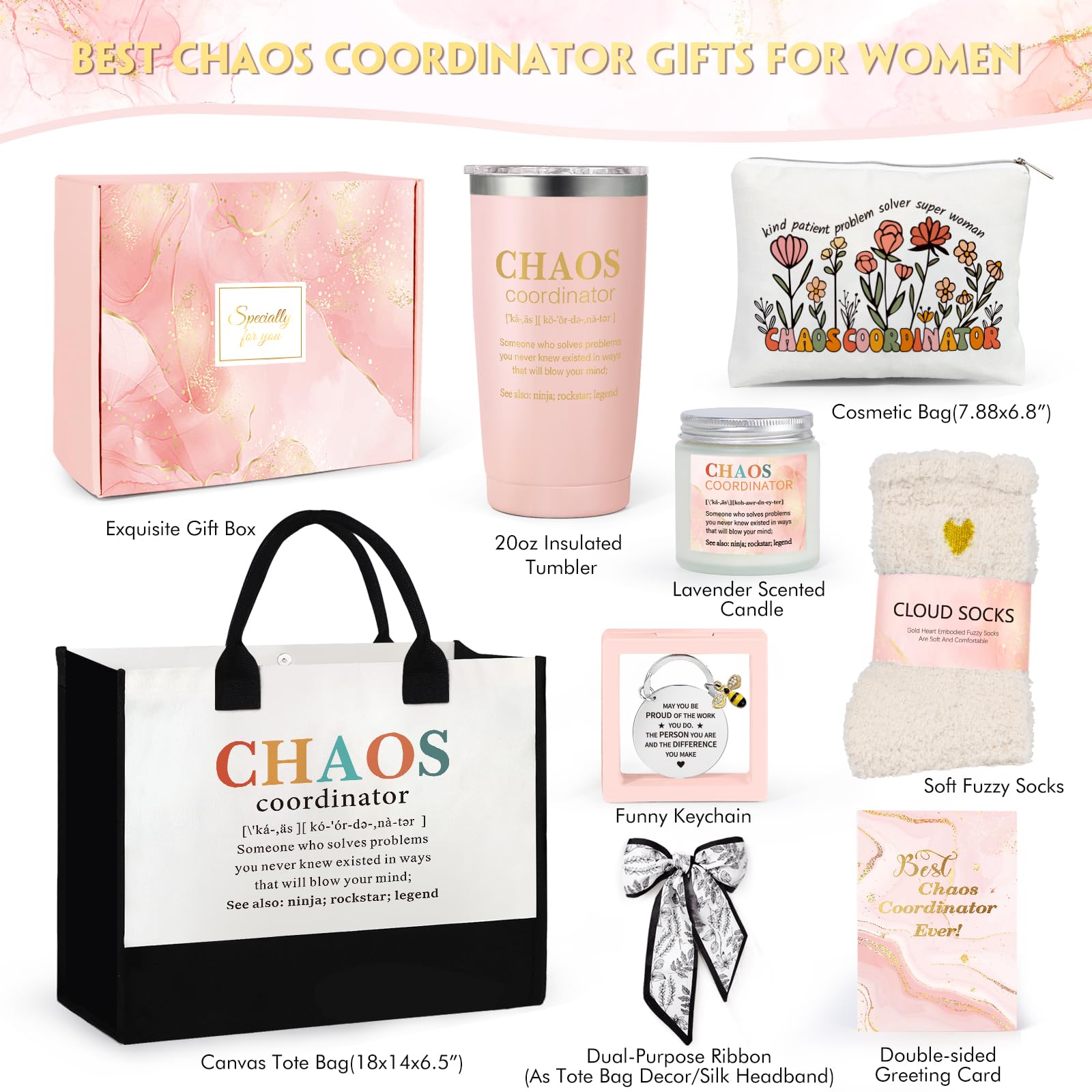 Suhctuptx Chaos Coordinator gift grocery bags for errands and sustainability