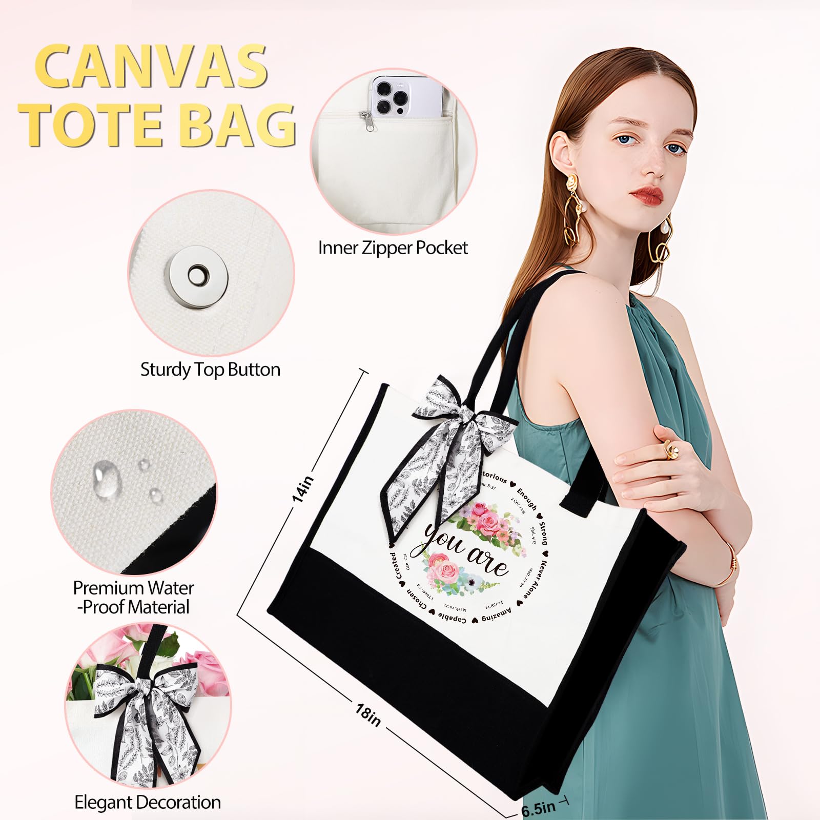 Suhctuptx cosmetic pouch for organizing essentials on the go