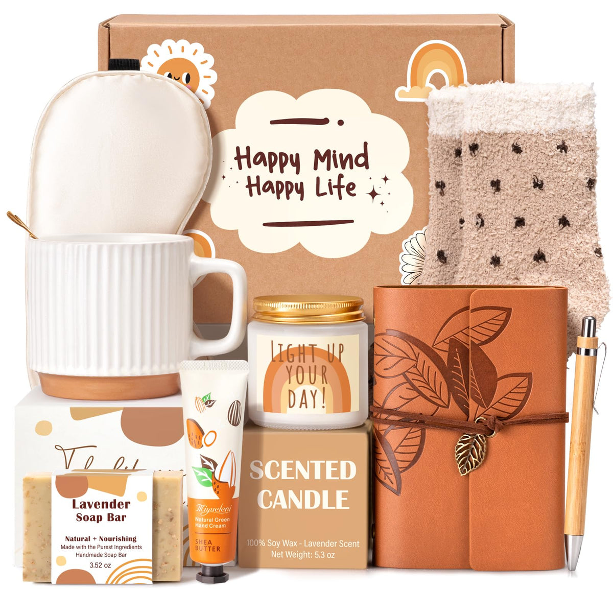 Suhctuptx gift basket mug: cozy coffee moments and warm gesture.
