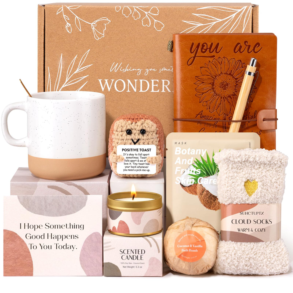 Suhctuptx gift box in warm tones for a thoughtful birthday surprise