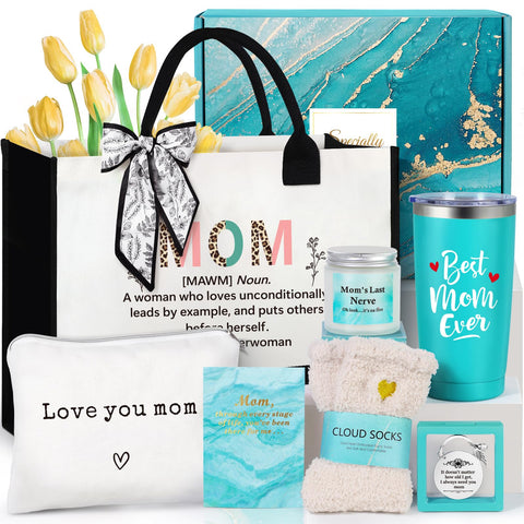 Suhctuptx mom gift tote bag with durable canvas for daily use