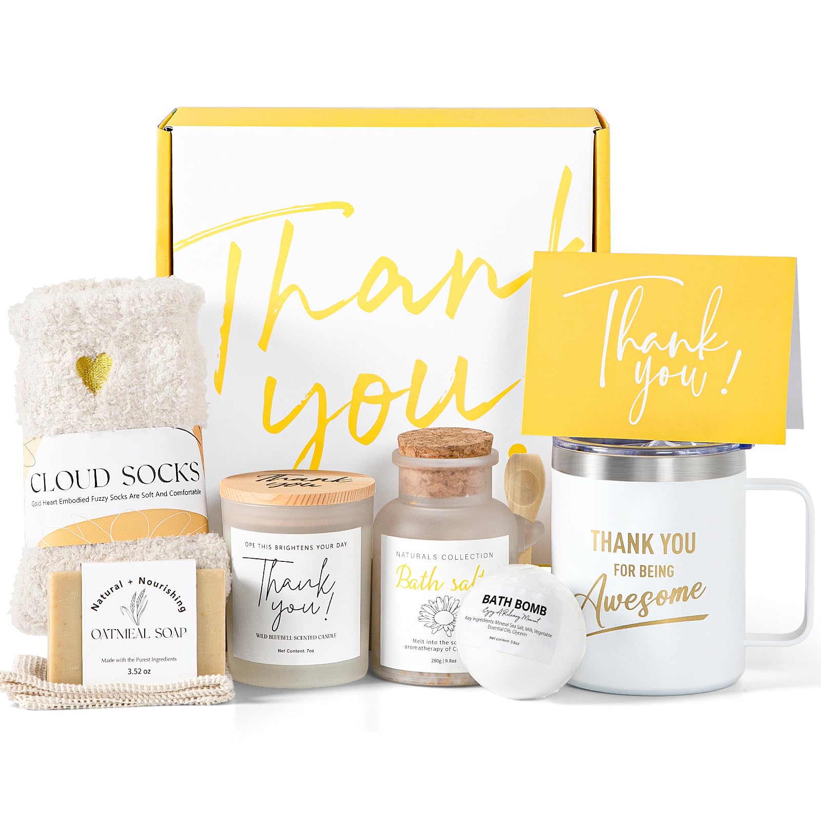 Suhctuptx thank you gift box unboxing showing premium spa goodies for appreciation moments