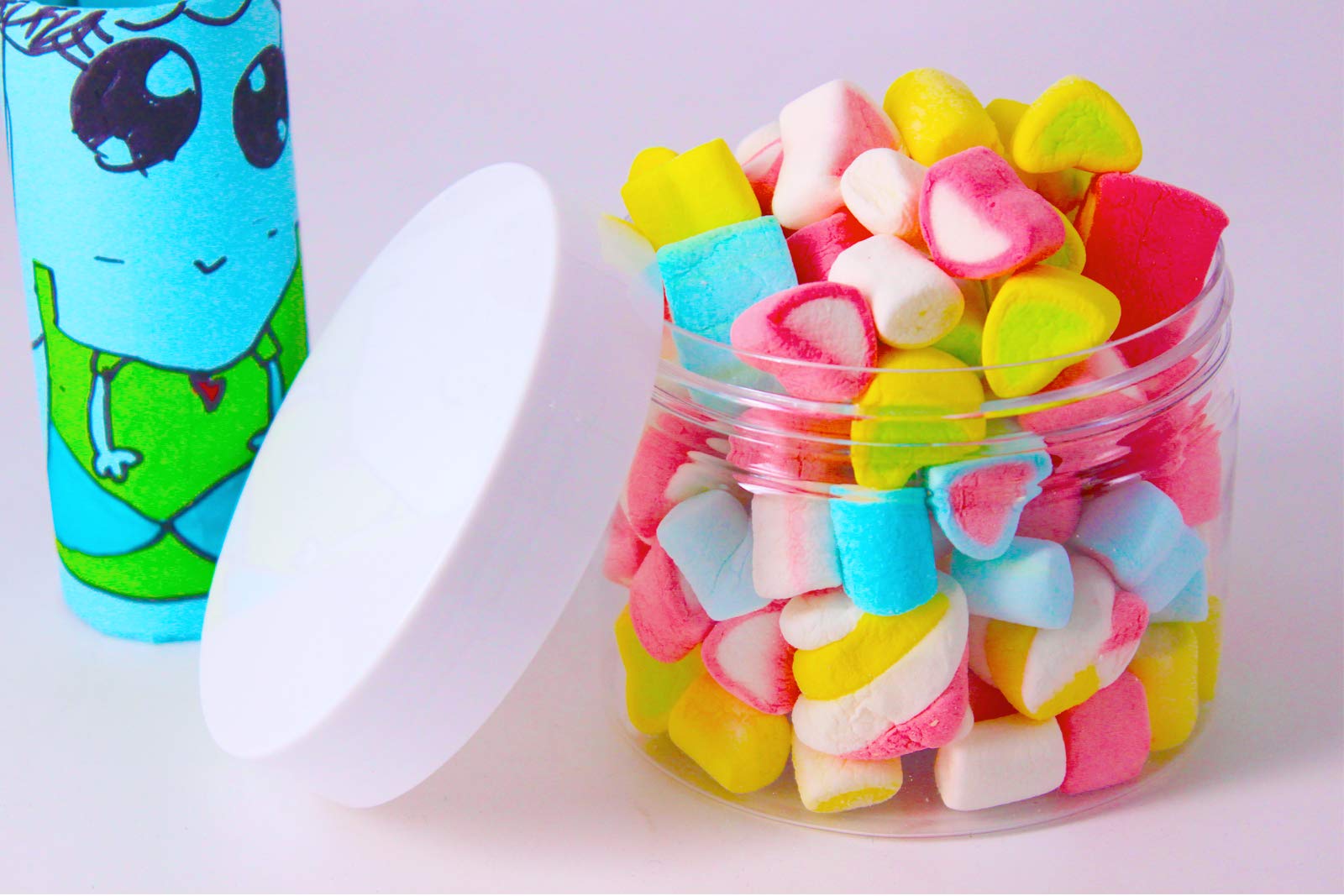 Suituts craft storage jar ideal for small supplies and organization.