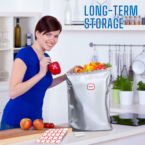 Sukerle 10.5 mil mylar provides tear resistance for long-term storage