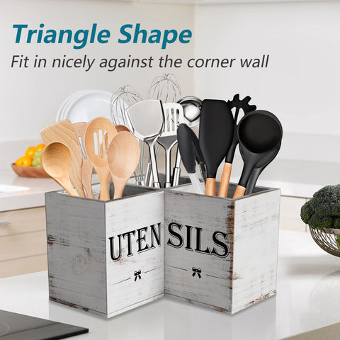 Suli countertop organizer keeps knives spoons and tools within reach