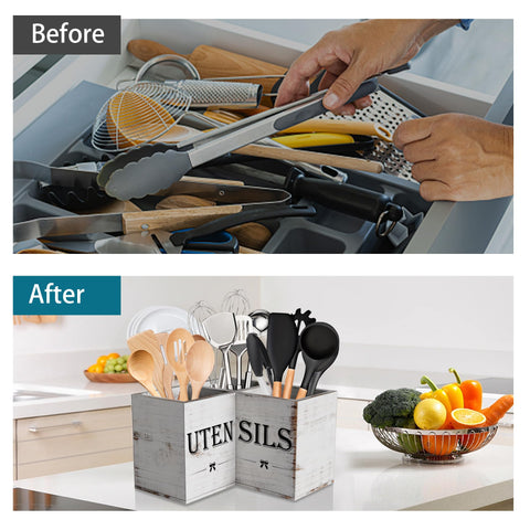 Suli farmhouse decor kitchen crock blends with any style