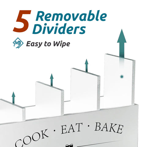 Removable divider allows flexible spacing for different tools.