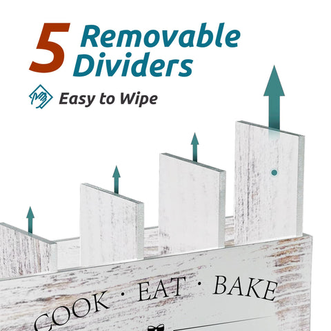 Suli removable divider allows easy cleaning and flexible storage.
