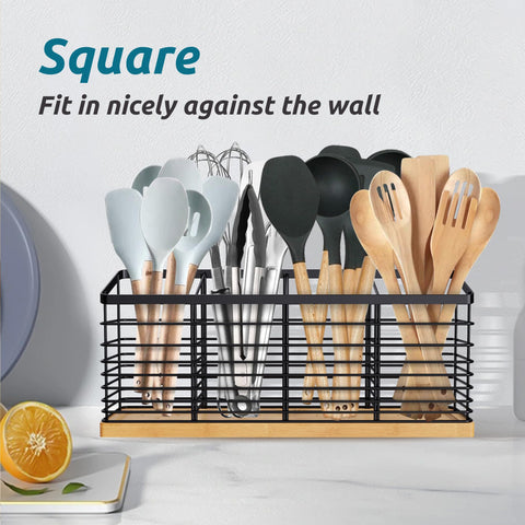 Suli large capacity keeps cookware, spoons, and ladles neatly within reach