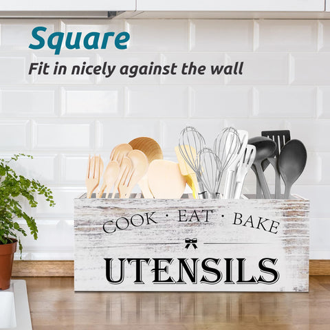 Suli four-compartment holder fits spatulas, spoons, knives, and more.