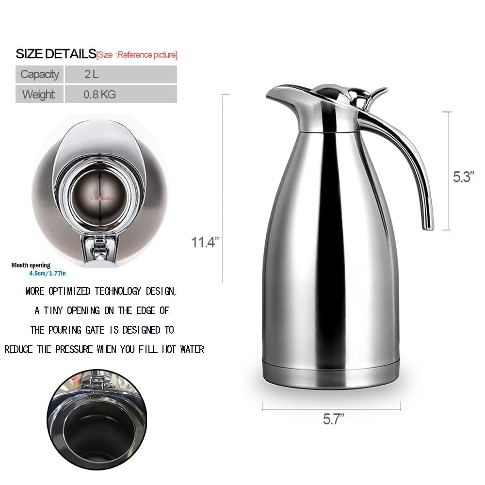 Sumerflos carafe spout design minimizes splashes and leaks