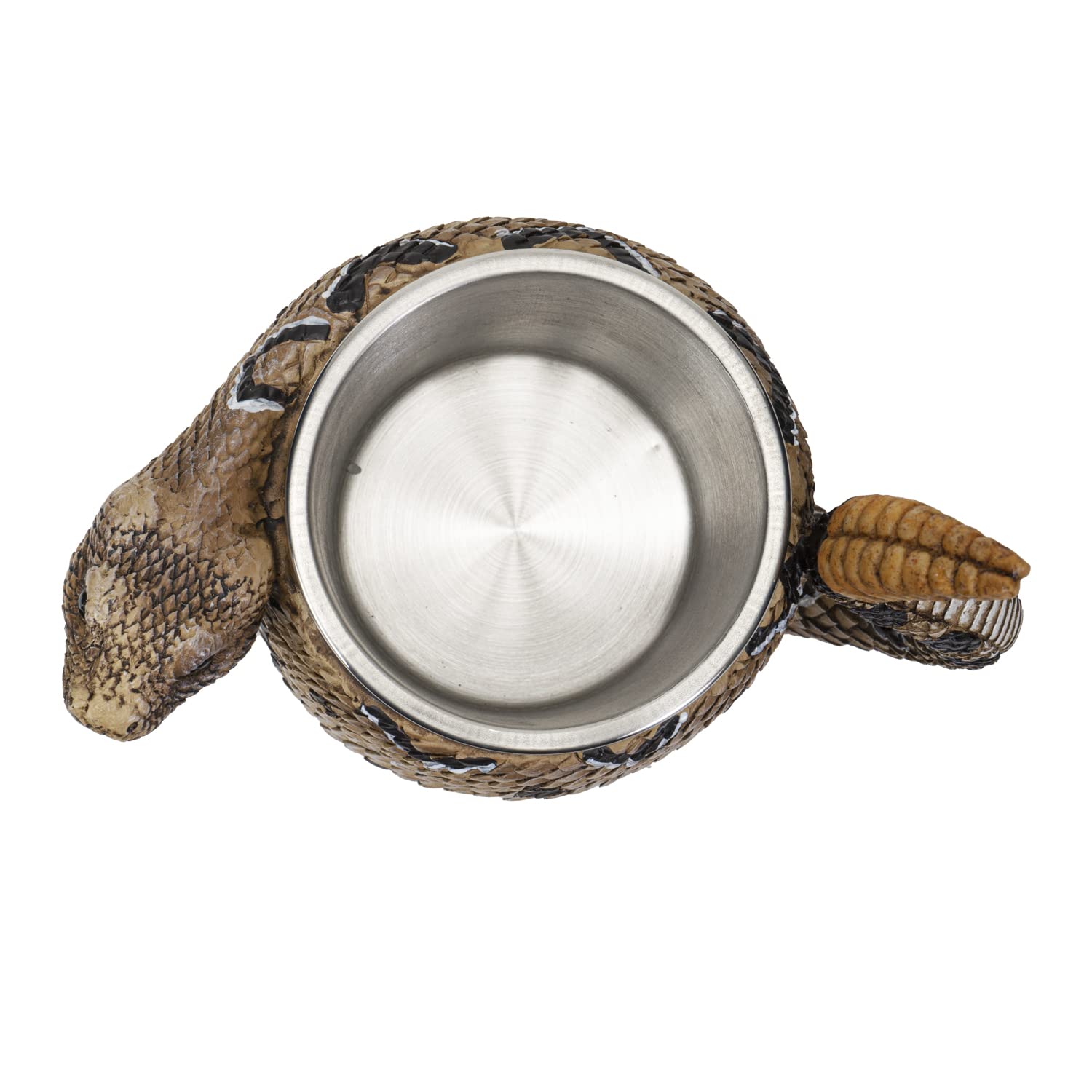 SUMMIT COLLECTION rattlesnake mug removable insert enables thorough cleaning after use