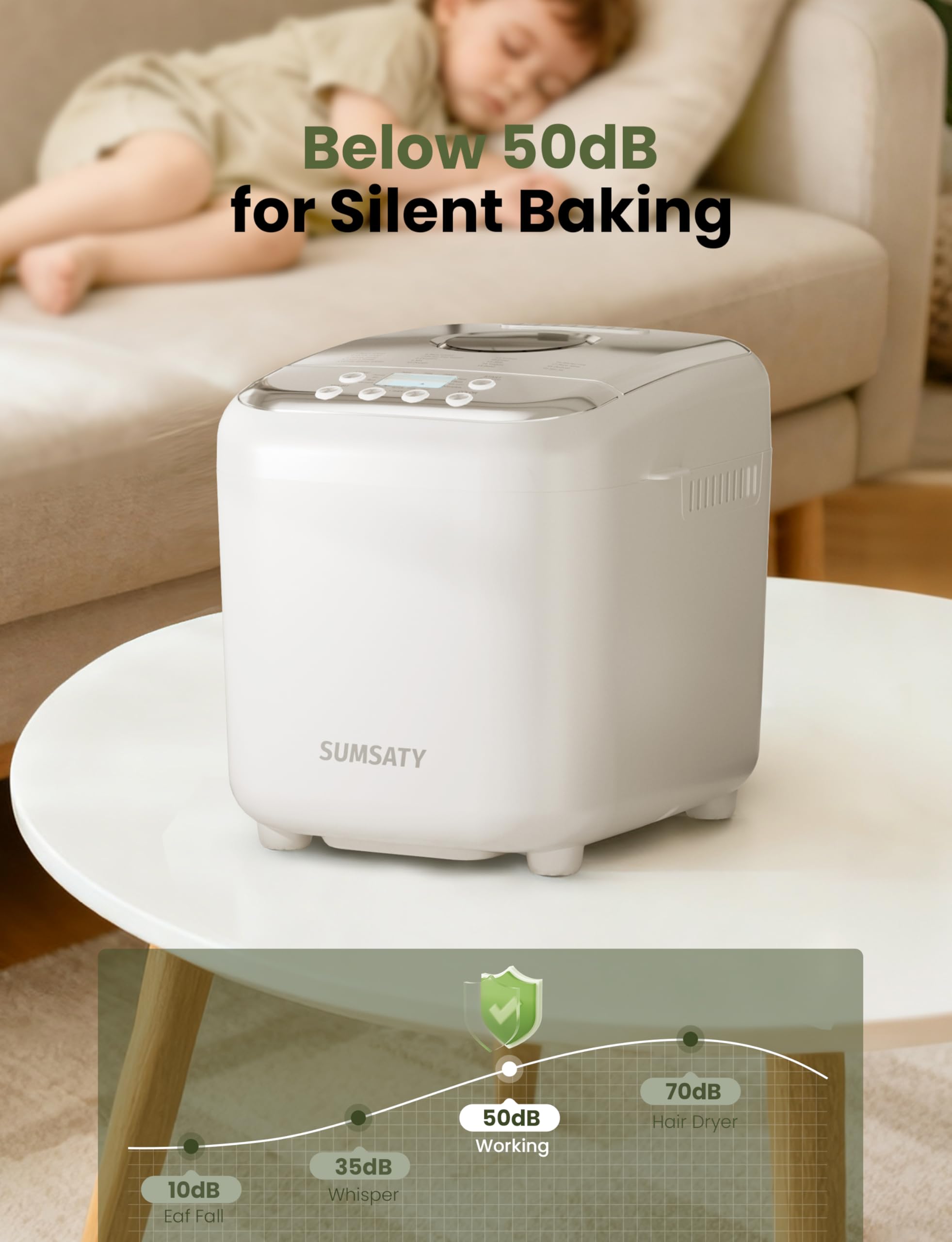 SUMSATY delayed timer illustration for scheduling bread