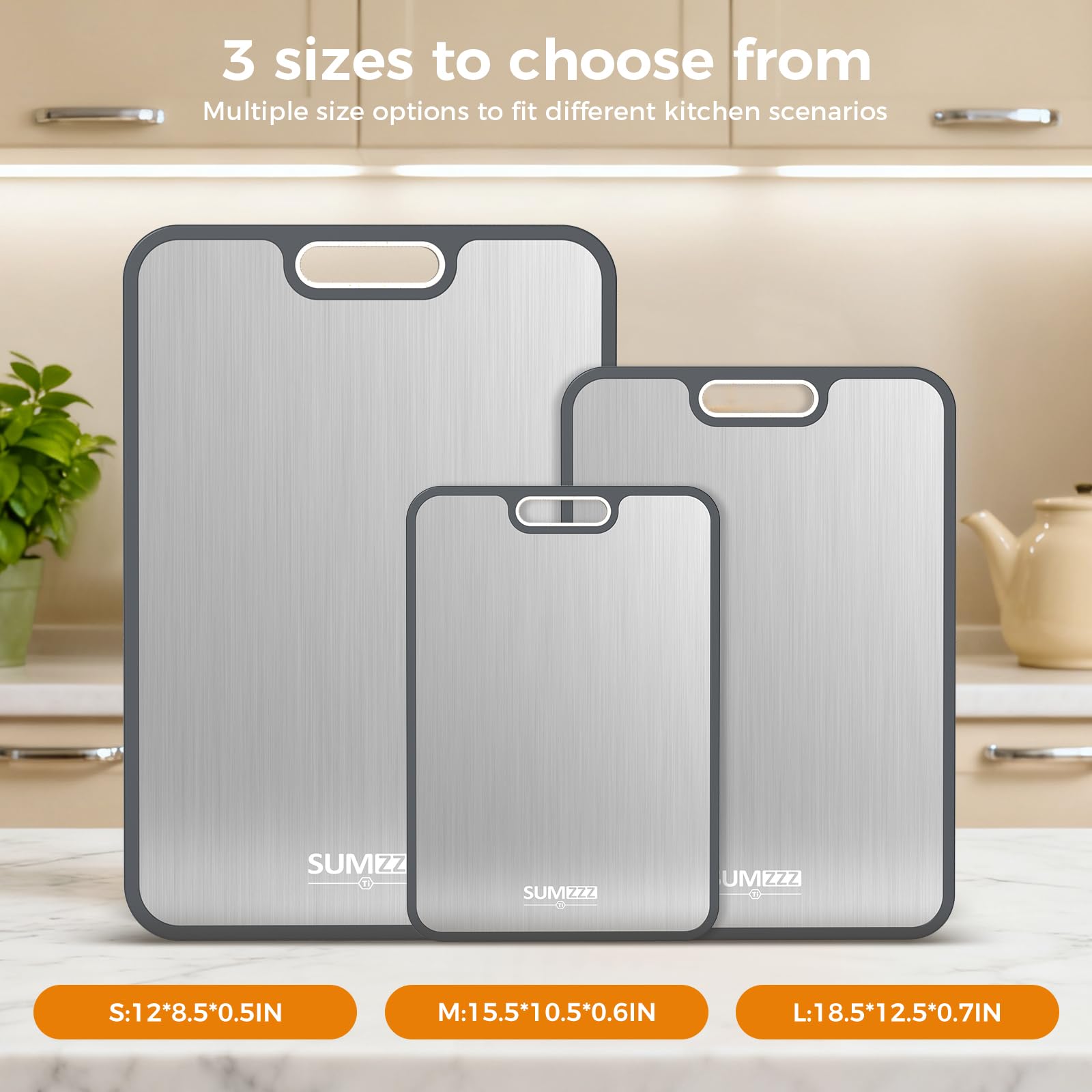 Sumzzz non-stick surfaces rinse clean after use.