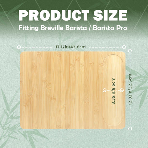 Sun3drucker protective bamboo tray guards countertops from scratches.