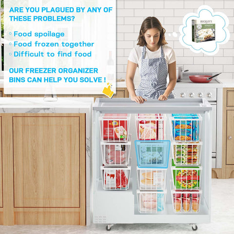 Sunally baskets help you locate frozen foods quickly and portion as needed.