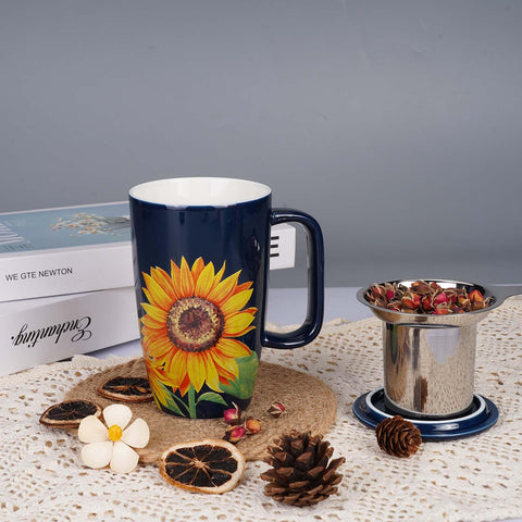 Sunddo ceramic mug with smooth surface, easy to clean after brewing