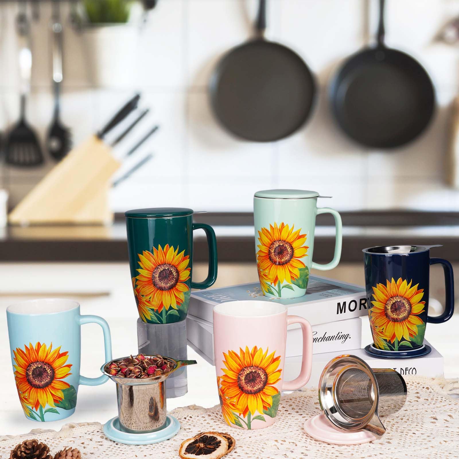 Sunddo blue gift mug for tea lovers, a thoughtful present