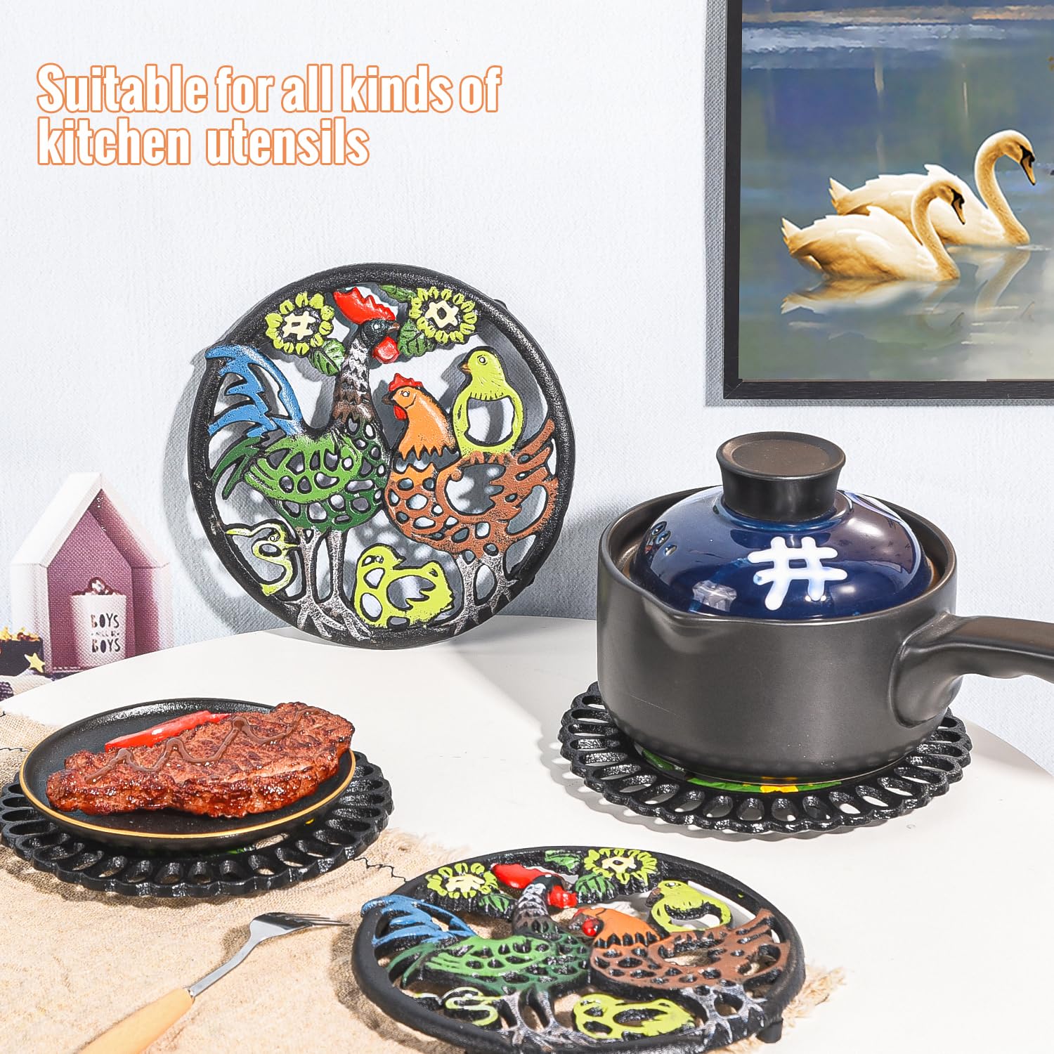 Sungmor trivet packaging gift-ready presentation for housewarmings.