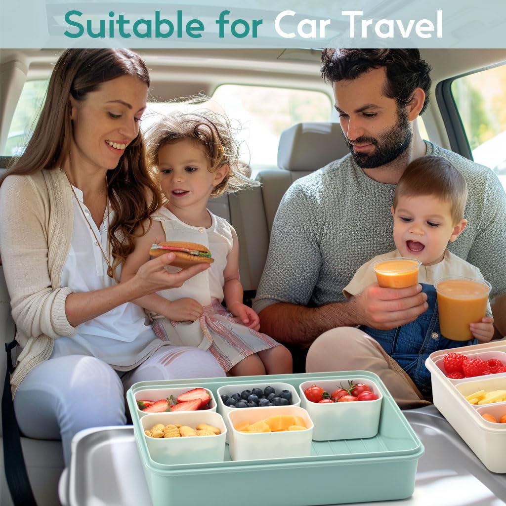 Fridge-friendly materials of the Snackle Box help maintain freshness.