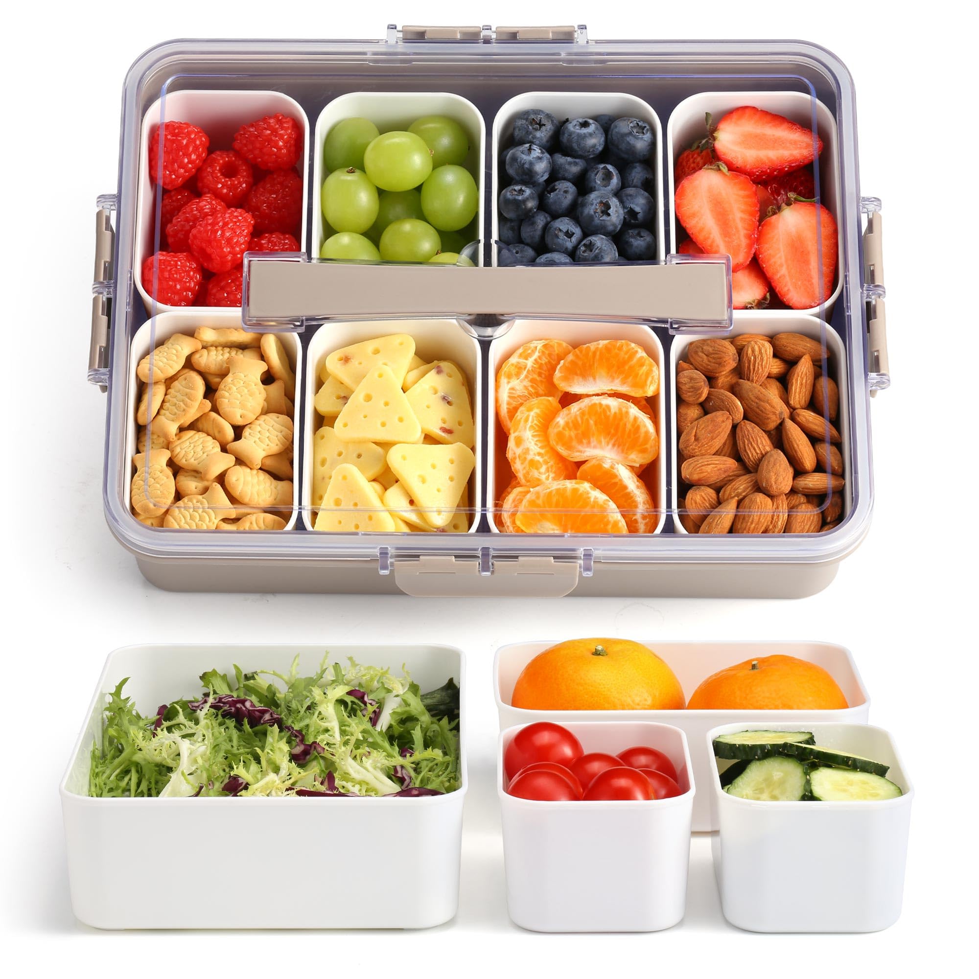 Sunhanny Snackle Box large compartment for organized portions at home