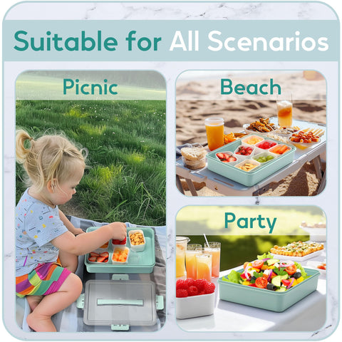 Multi-use Snackle Box platter design suitable for fruit or snacks.