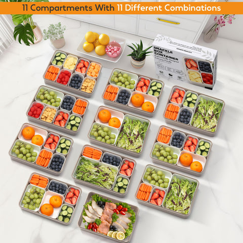 Sunhanny Snackle Box small compartments for bite-sized treats and kids snacks
