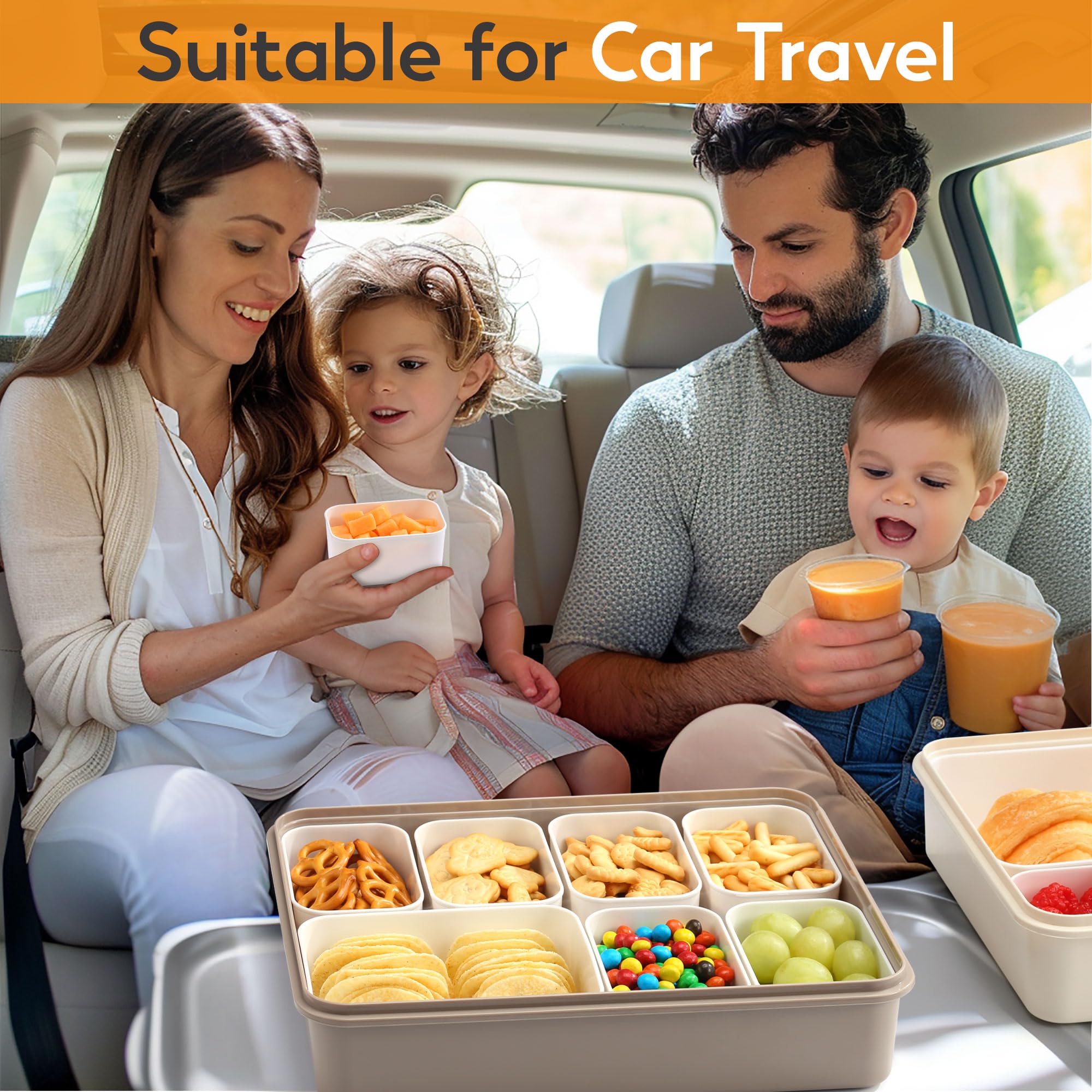 Sunhanny Snackle Box transparent lid offers quick visibility of contents