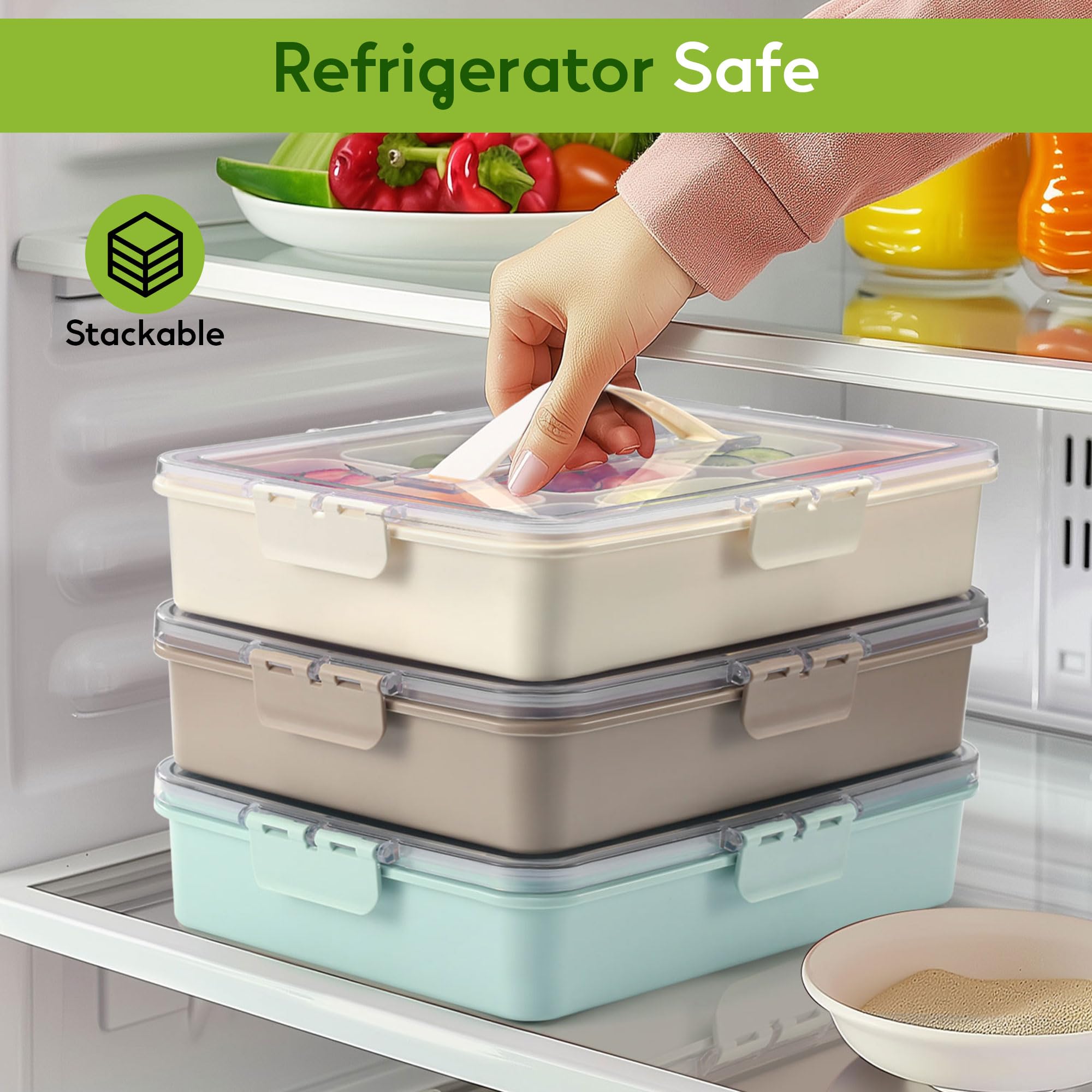 Sunhanny Snackle Box fridge safe food safe materials