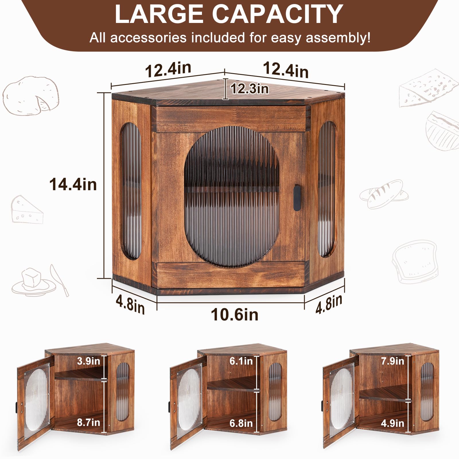 Sunhoo adjustable divider for small rolls to large loaves