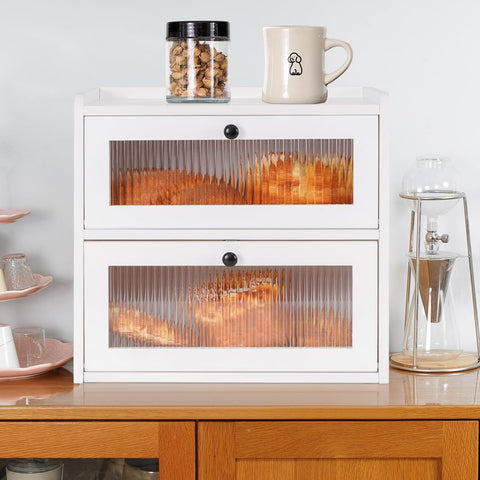 Sunhoo bread box daily uses for snacks and fruit storage.