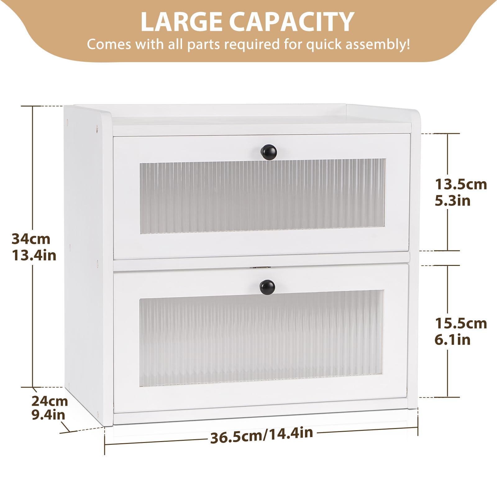 Sunhoo bread box ventilation holes support moisture control for fresher bread.