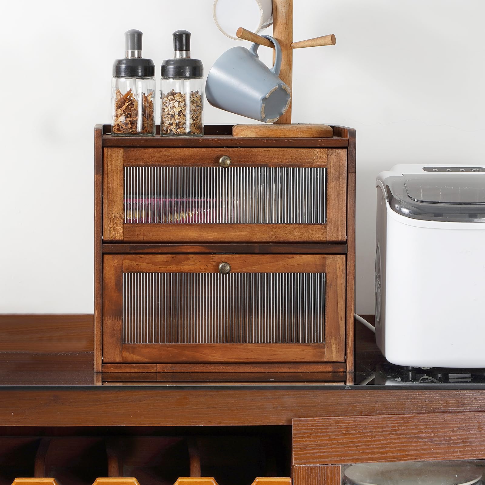 Sunhoo bread box versatile storage for snacks and fruit