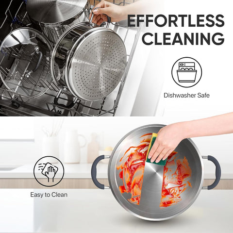 Sunhouse clear tempered glass lid lets you monitor progress at a glance.